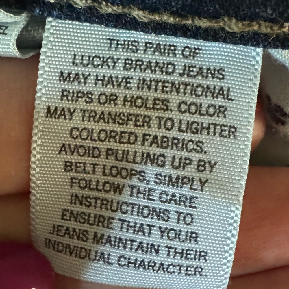 Lucky Brand Charlie Skinny Dark Wash Jeans (Women's 4/27) - Picture 5 of 6